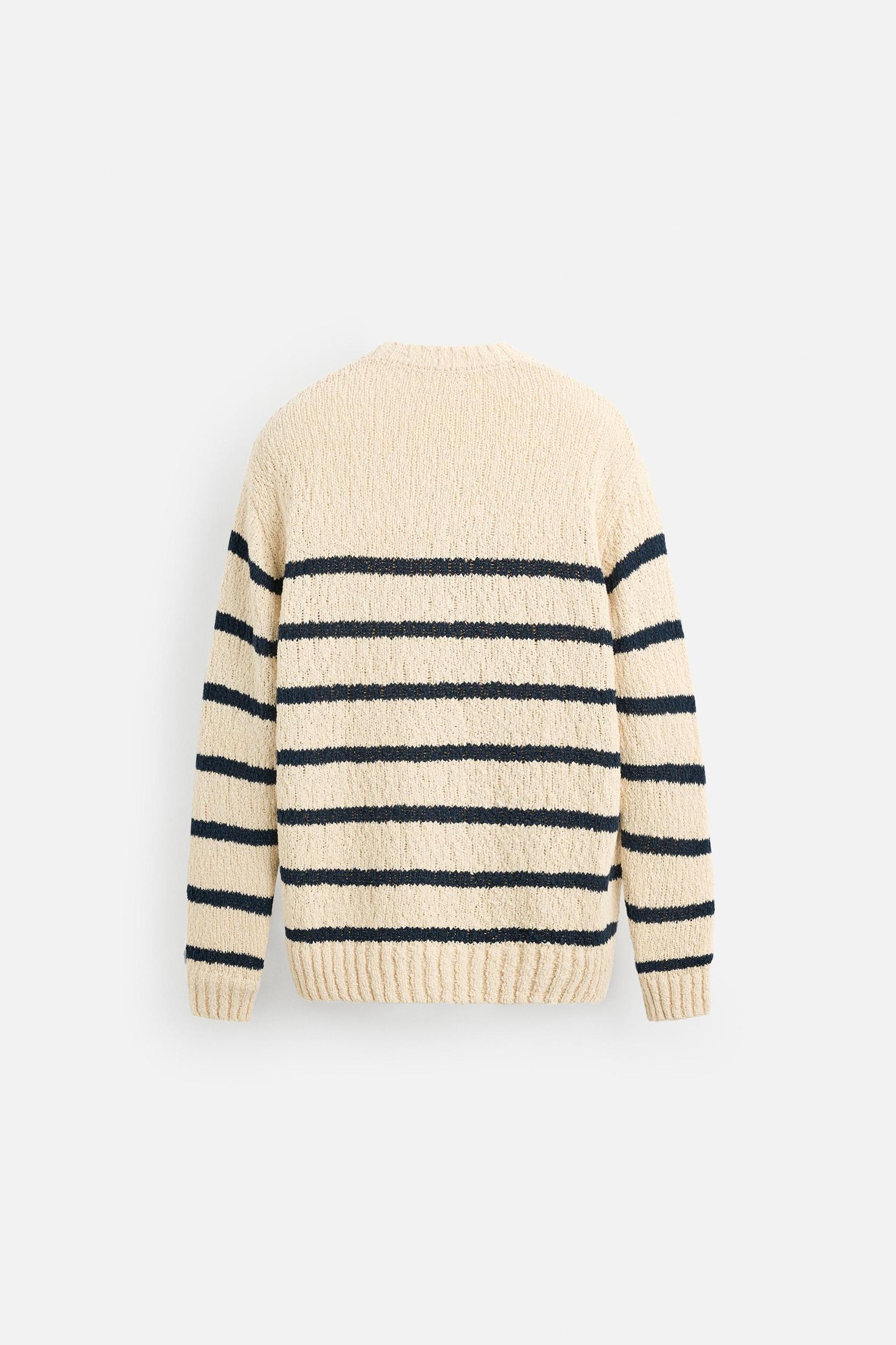 TEXTURED STRIPE SWEATER Product Image