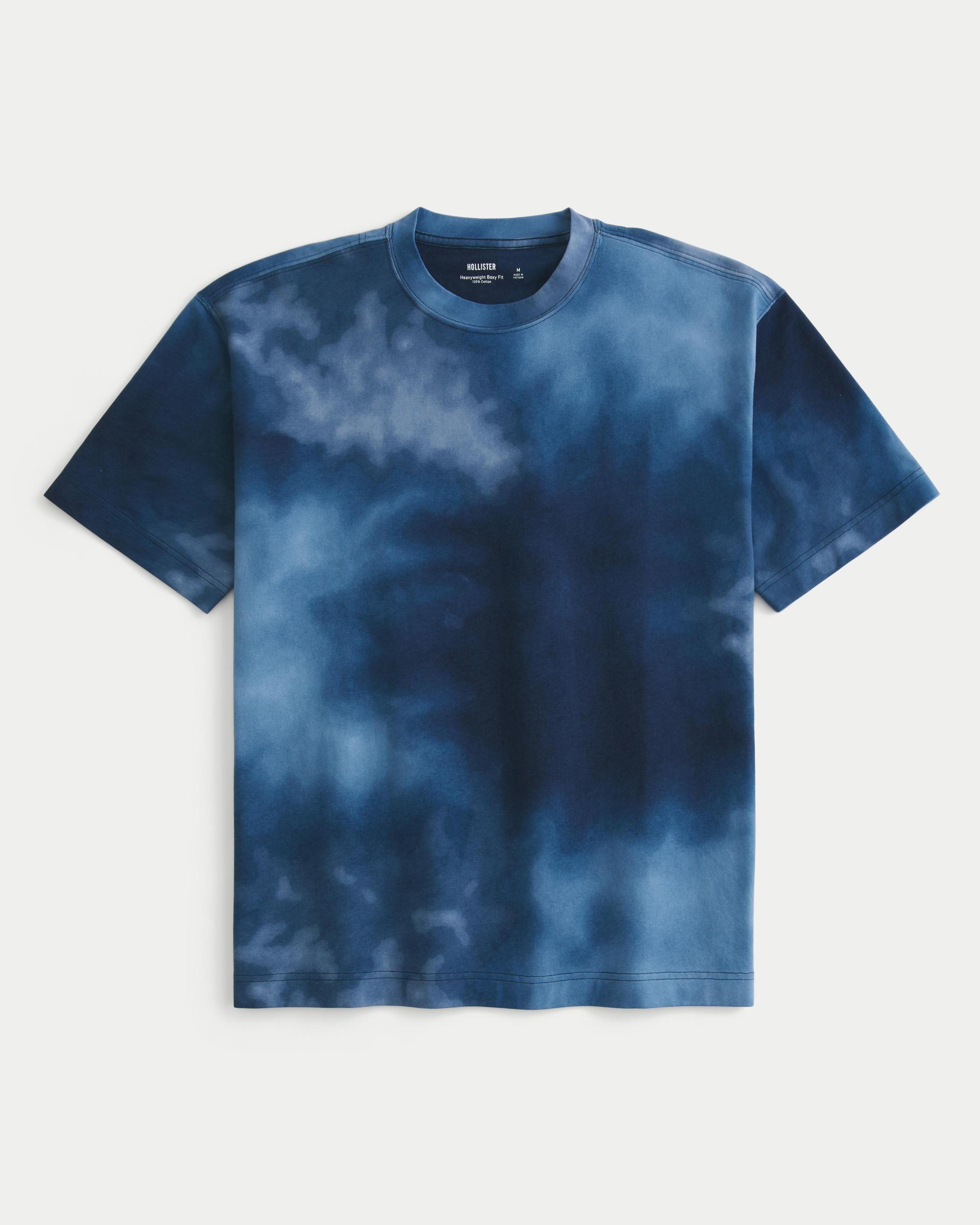 Boxy Heavyweight Washed Cotton Crew T-Shirt Product Image