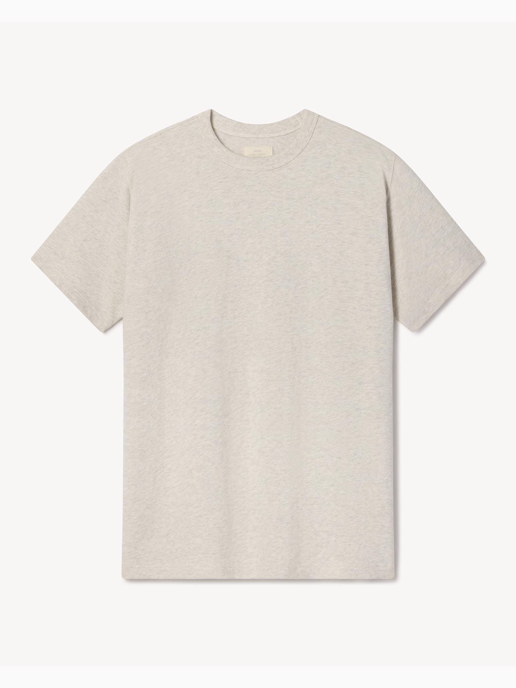 Heather Oat Field-Spec 90S Boxy Heavy Tee Product Image