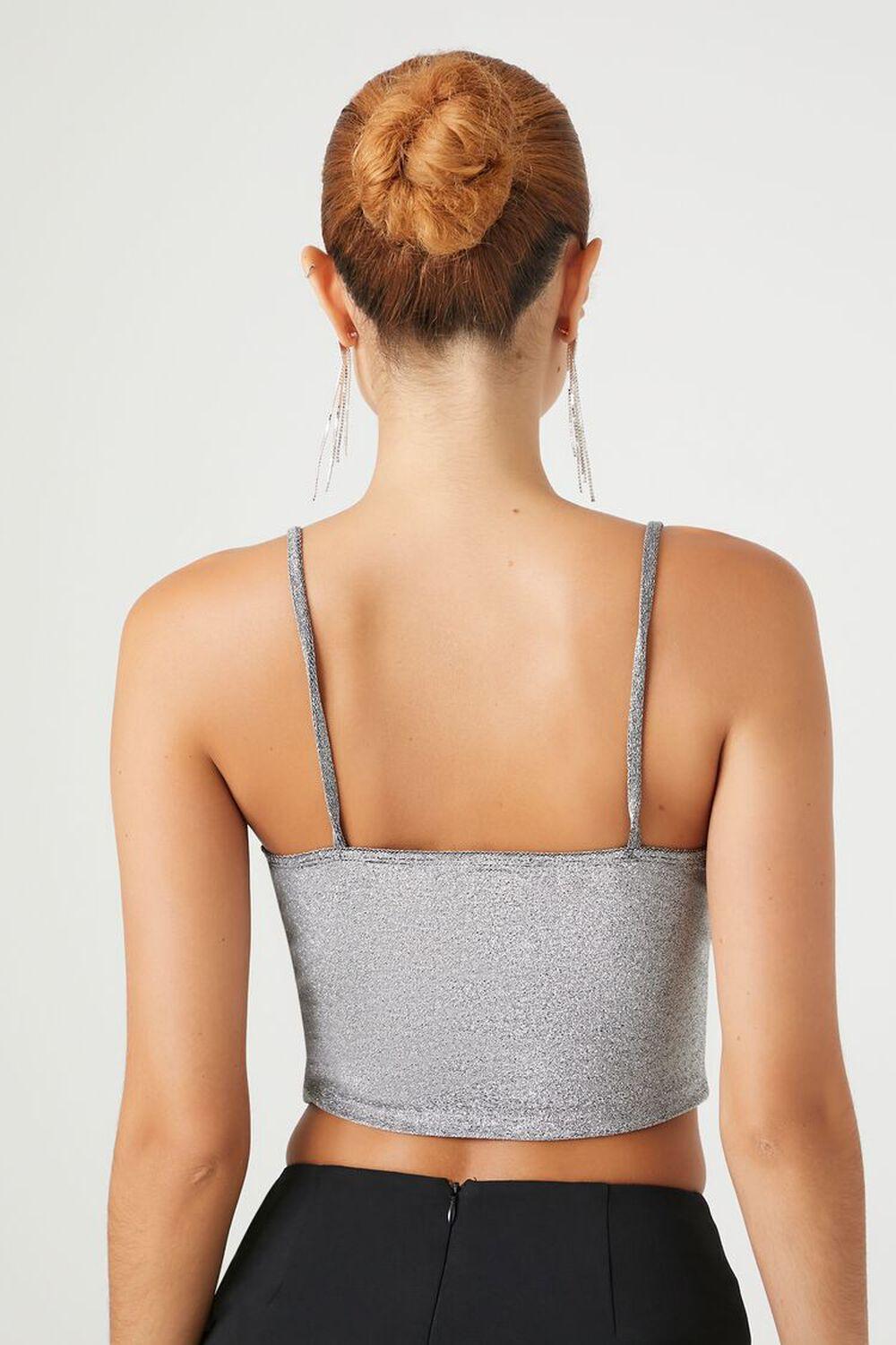 Glitter Knit Cowl Cami | Forever 21 Product Image