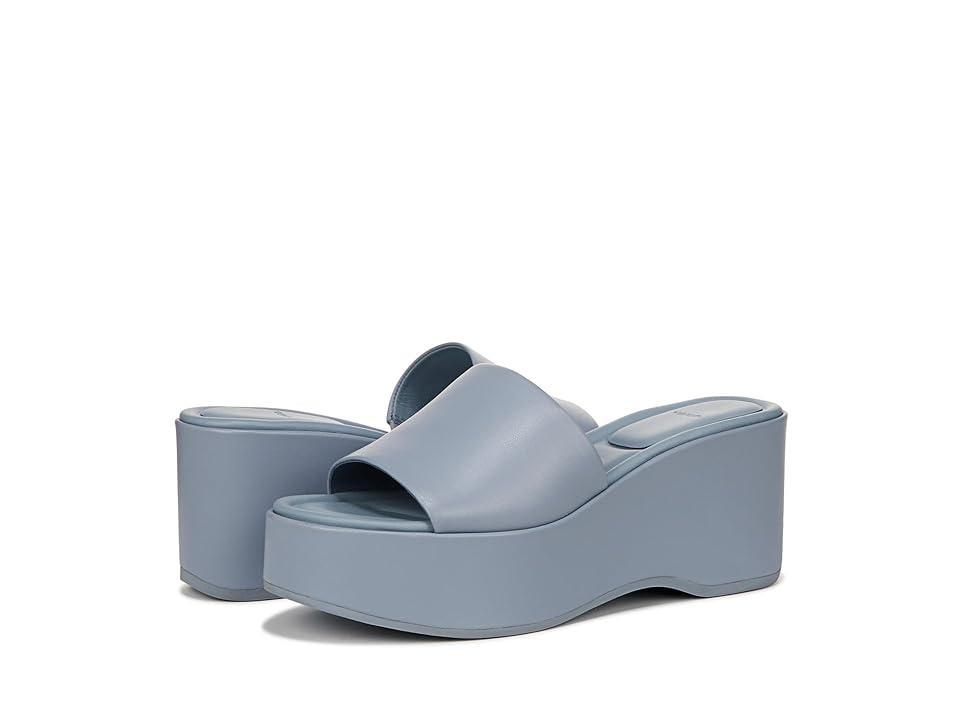 Vince Womens Polina Leather Platform Slide Sandals Product Image