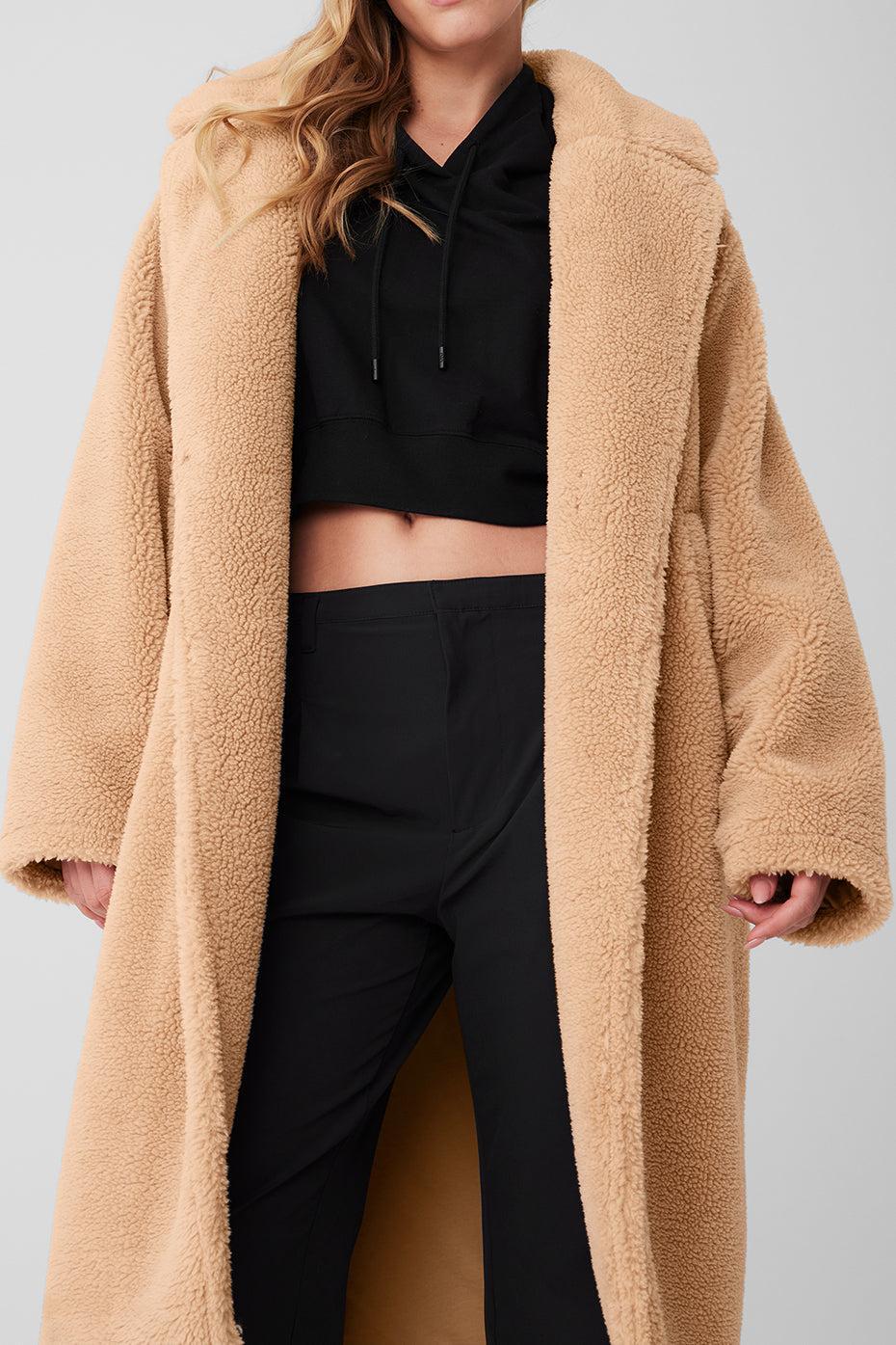 Oversized Sherpa Trench - Camel Product Image