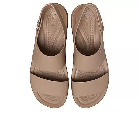 Crocs Womens Brooklyn Low Wedge Platform Sandals Product Image
