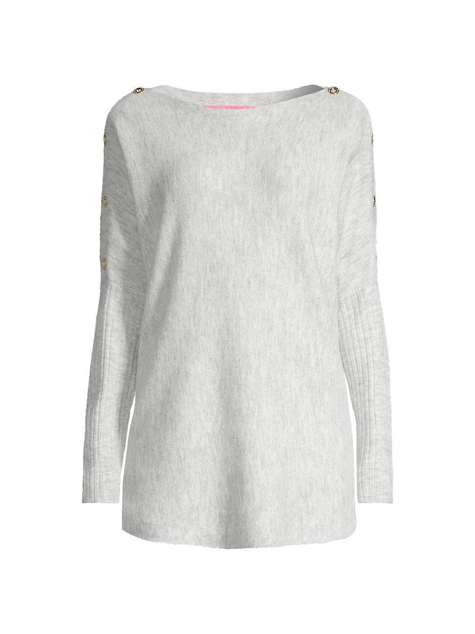 Lilly Pulitzer Arna Sweater (Seaside Grey) Women's Sweater Product Image