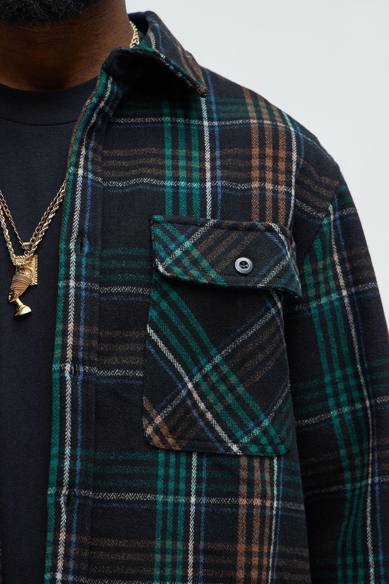 Irving Plaid Button Up Shirt - Multi Color Product Image