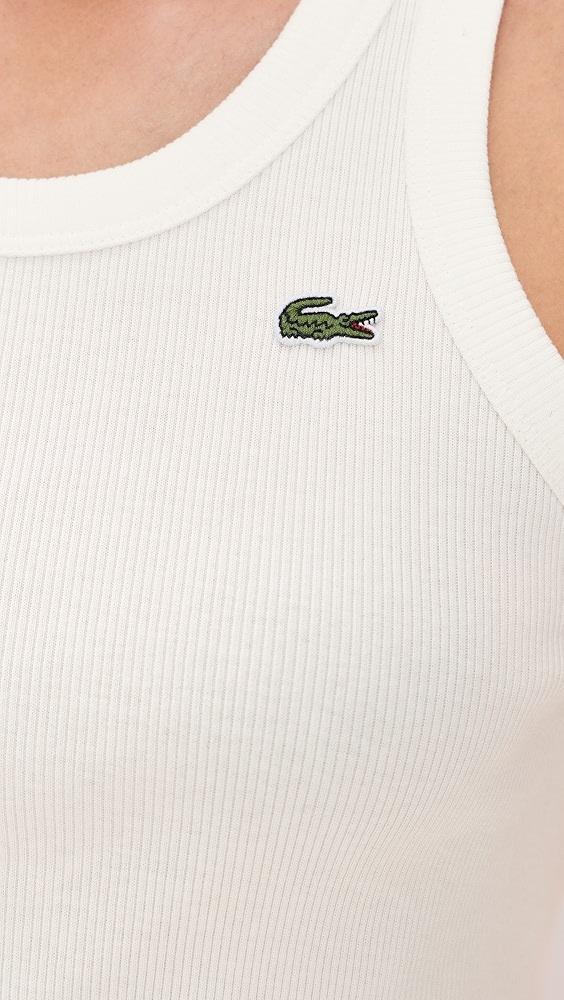 Lacoste Essentials Ribbed Tank | Shopbop Product Image