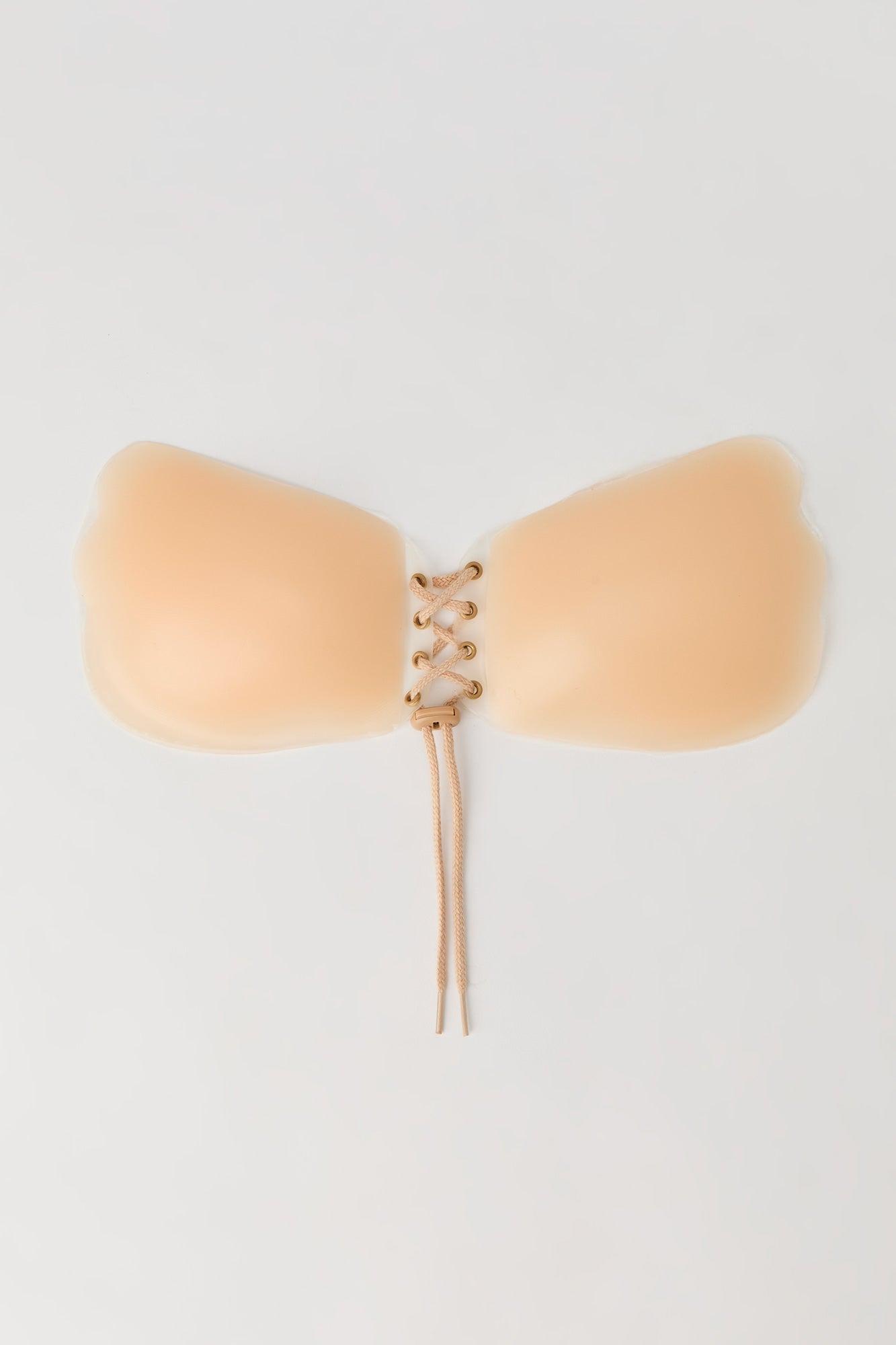 Lace Up Strapless Sticky Bra Female Product Image