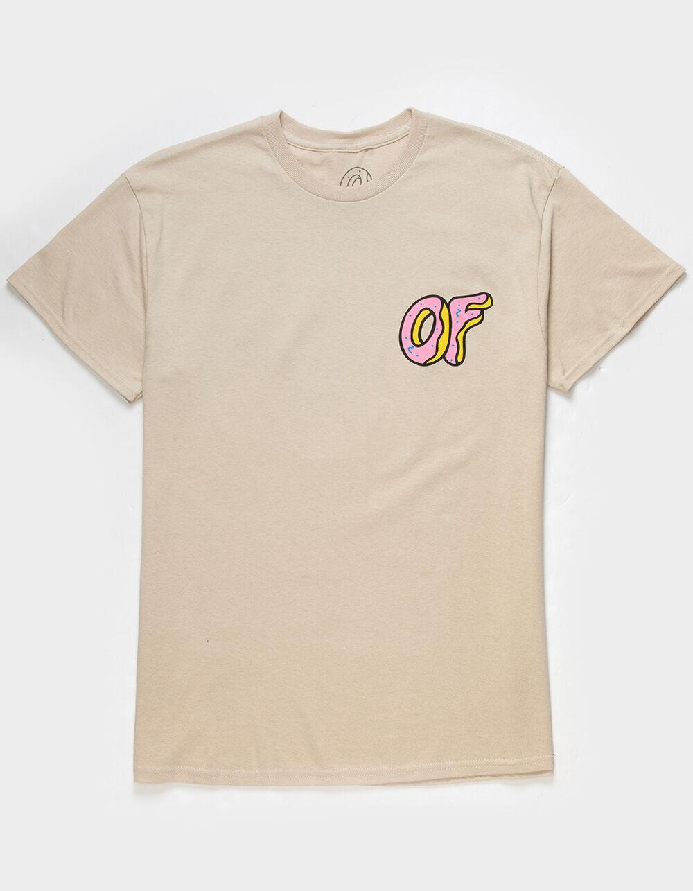 ODD FUTURE Donut Logo Mens Tee - SAND Product Image