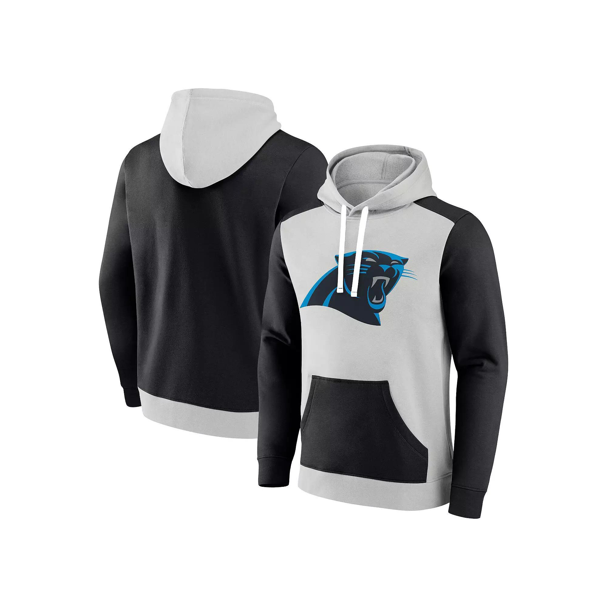 Mens Fanatics Branded /Black Carolina Panthers Big & Tall Team Fleece Pullover Hoodie Product Image