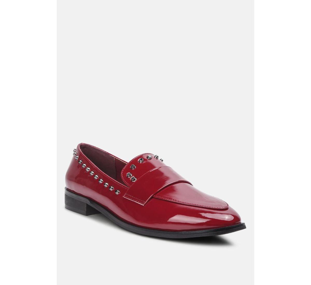 Rag & Co Emilia Womens Studded Loafers Product Image