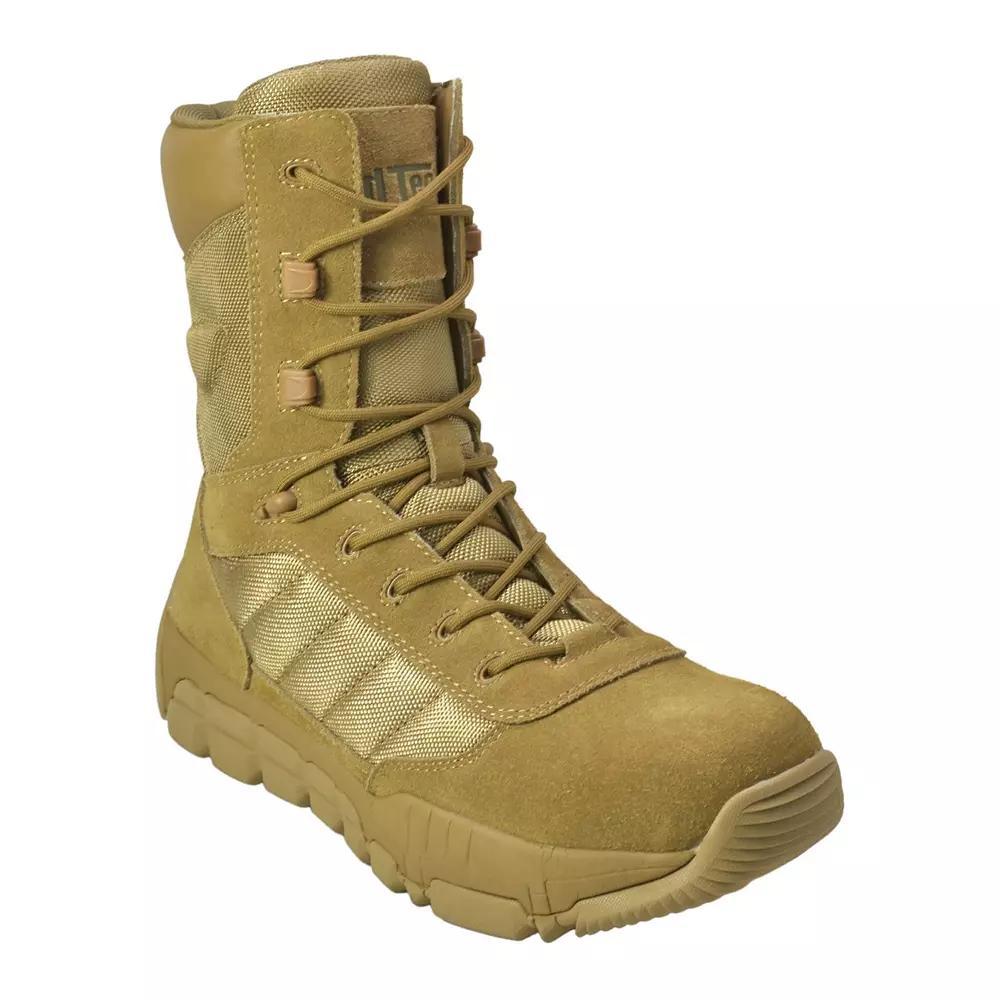 AdTec KT1005 Men's Suede Leather Tactical Boots, Size: 7.5, Coyote Product Image