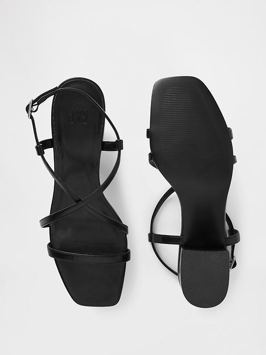 Strappy Block Heel Sandals Product Image