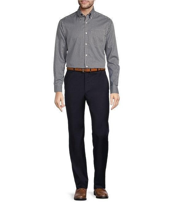 Hart Schaffner Marx New York Modern Fit Flat Front Dress Pants Product Image