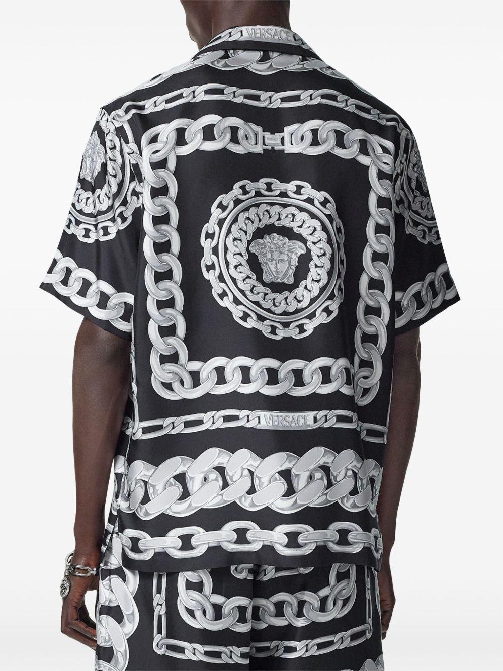 Medusa Chains silk shirt Product Image