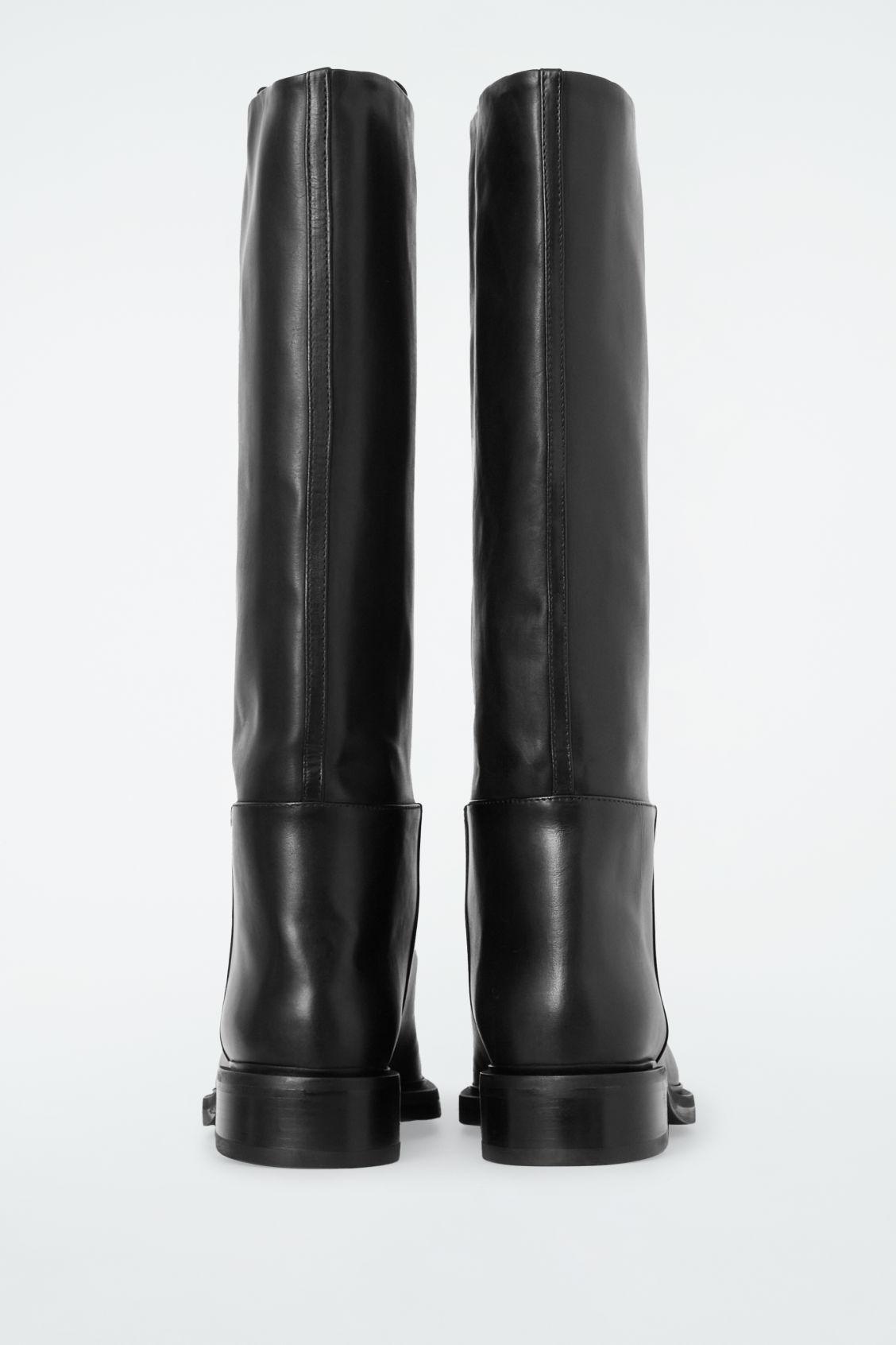 LEATHER RIDING BOOTS Product Image