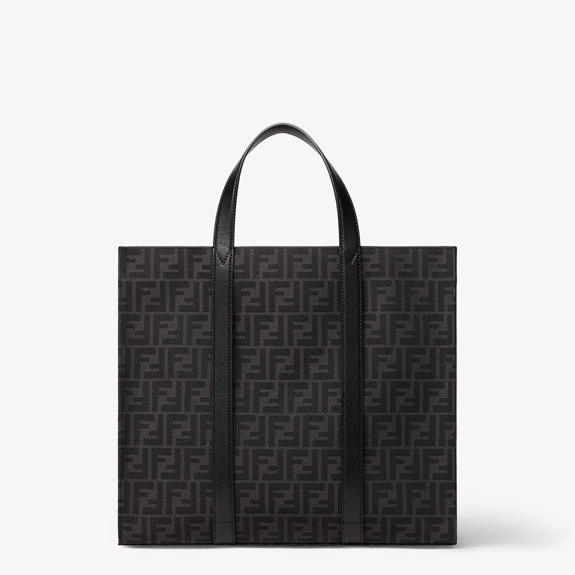 FF Jacquard ShopperFF jacquard fabric bag Product Image