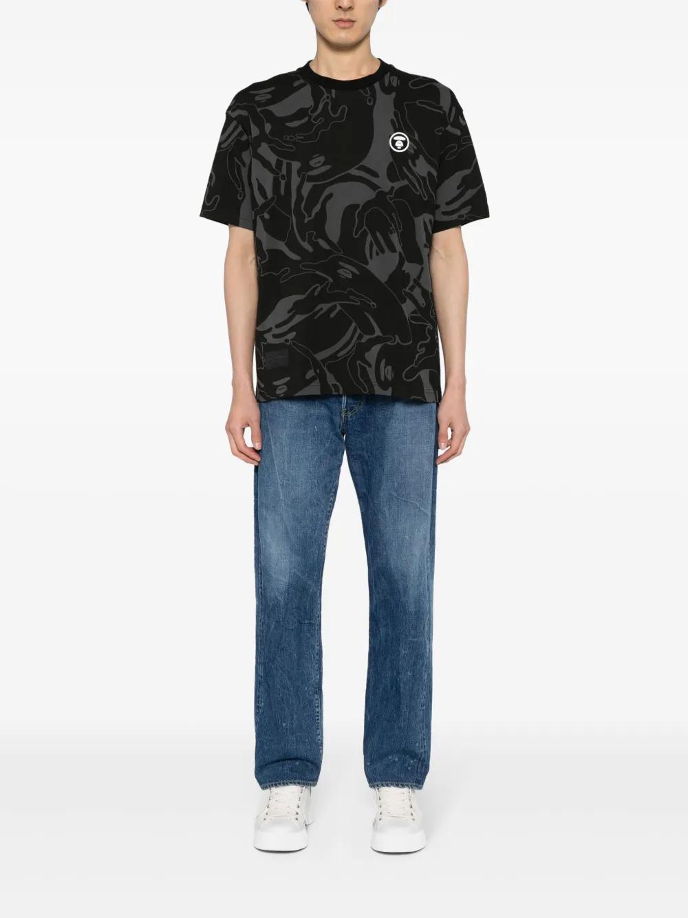 camouflage-print Milo cotton T-shirt Product Image