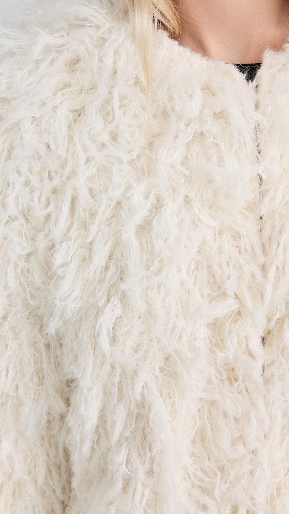 THE GREAT. The Boucle Loop Cardigan | Shopbop Product Image