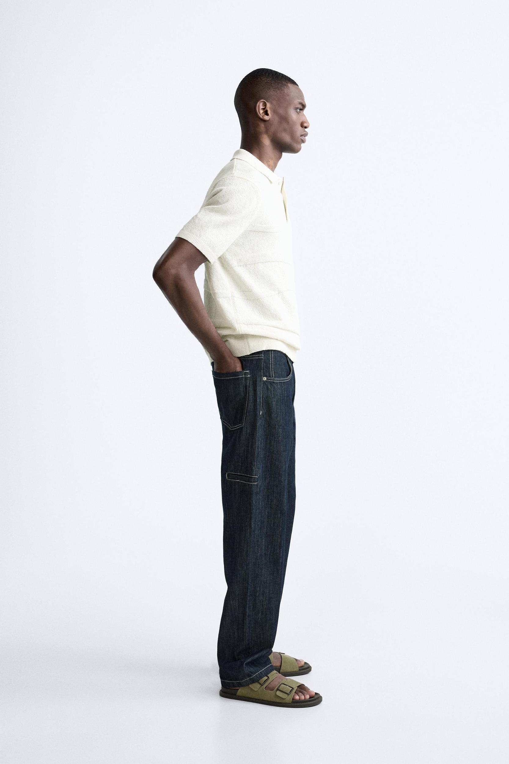 WAVES KNIT POLO Product Image