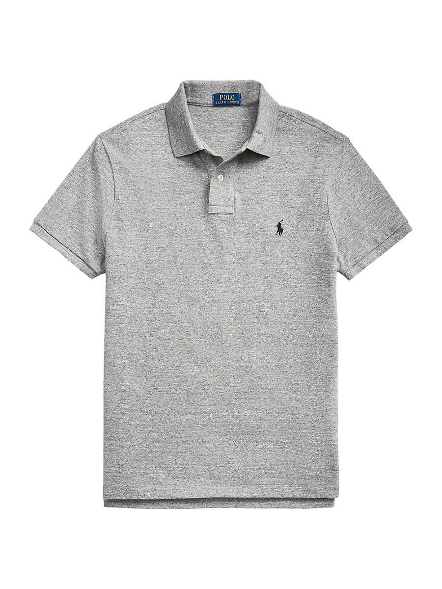 Polo Ralph Lauren Custom Slim Fit Mesh Polo Shirt Product Image