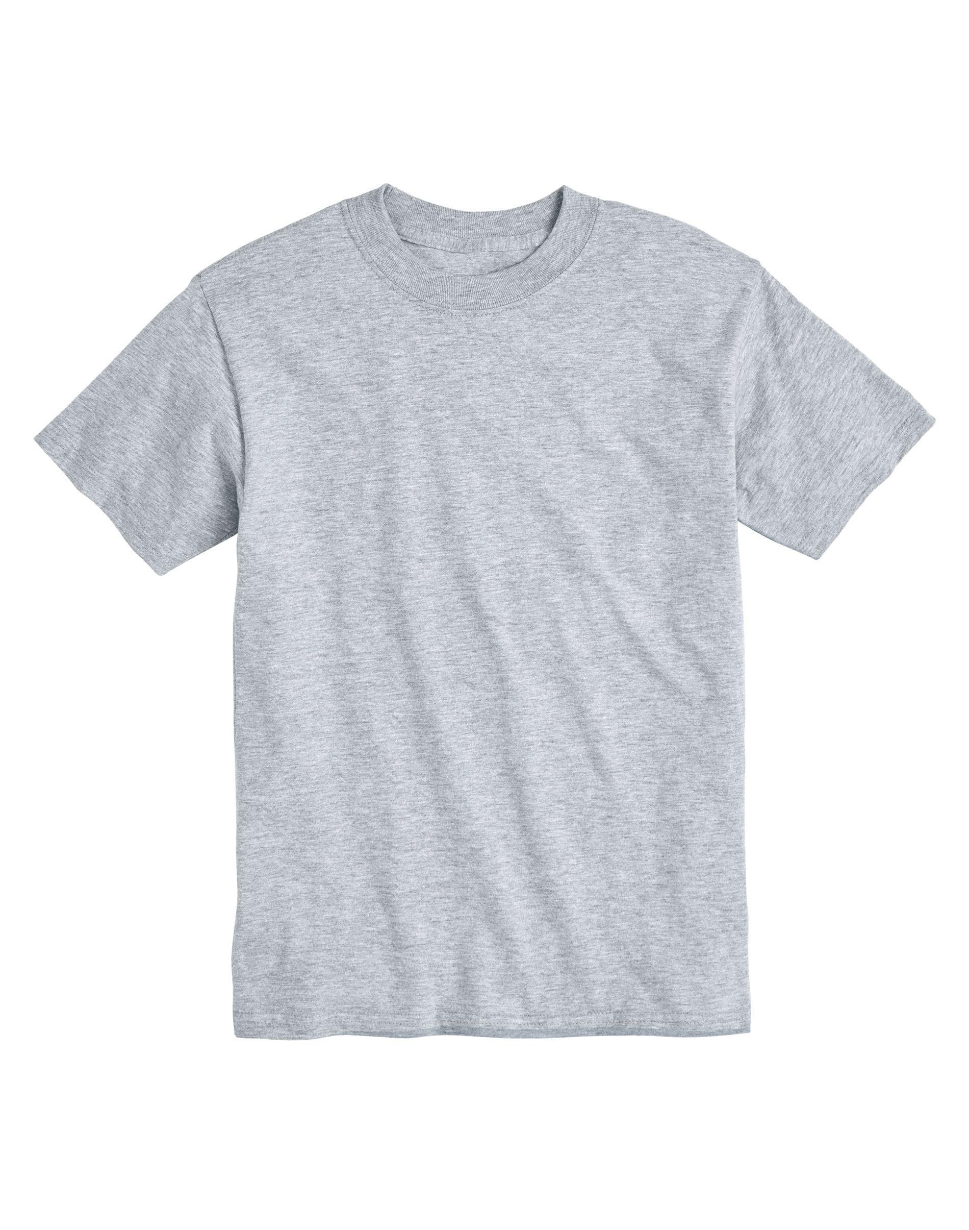 Men's Hanes® Beefy-T 2-Pack T-Shirt, Size: Small, Grey Heather Product Image