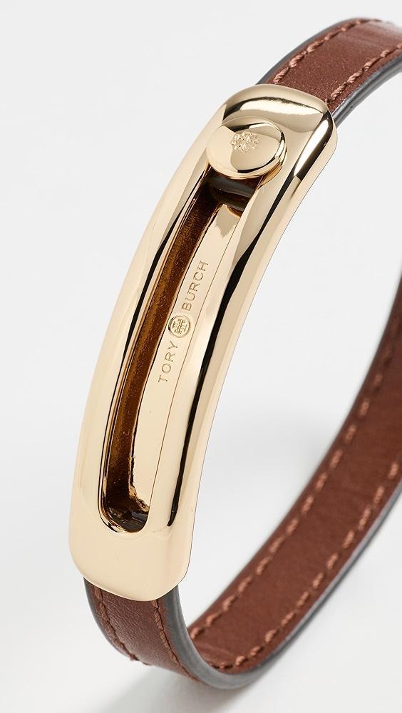 Tory Burch Pierced Leather Bracelet | Shopbop Product Image