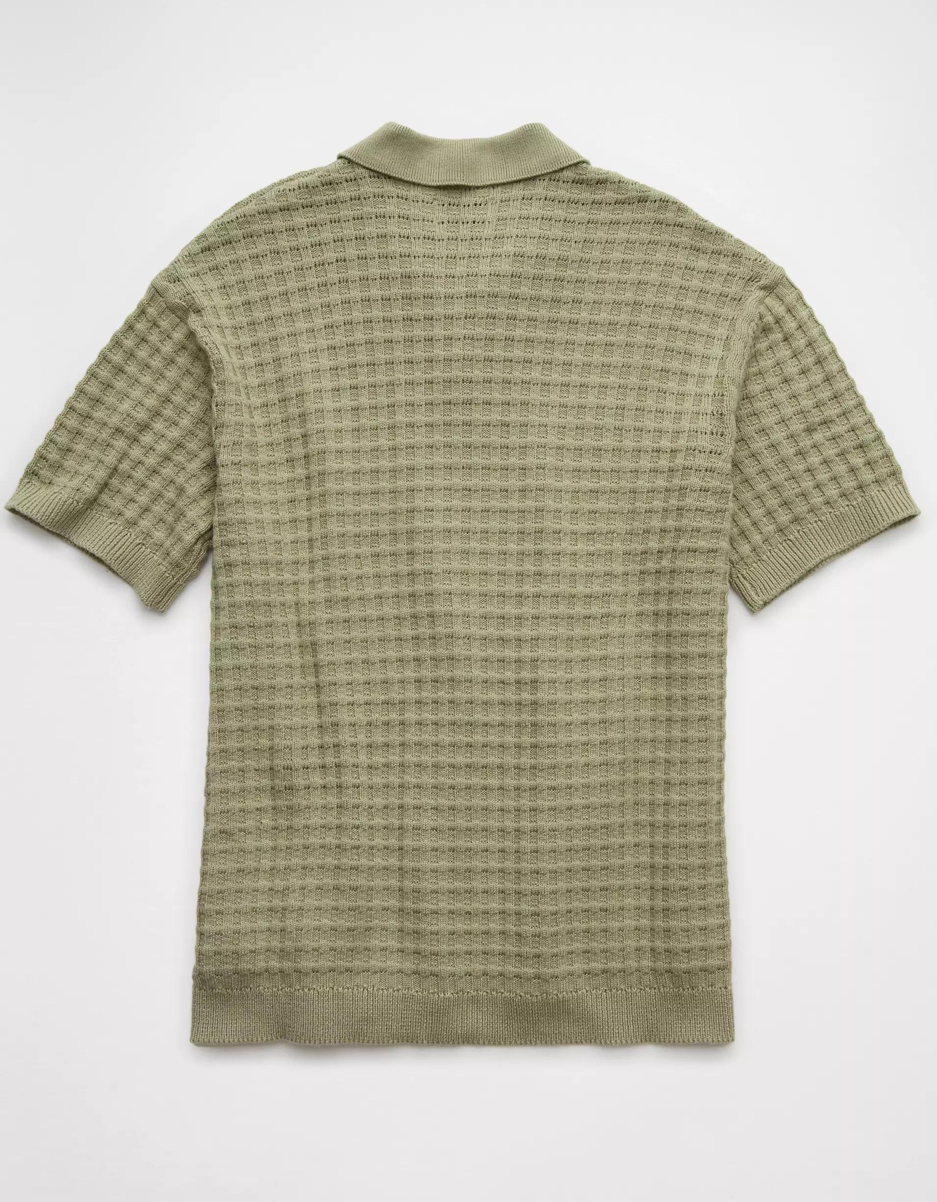 AE Weekend Sweater Polo Shirt Product Image