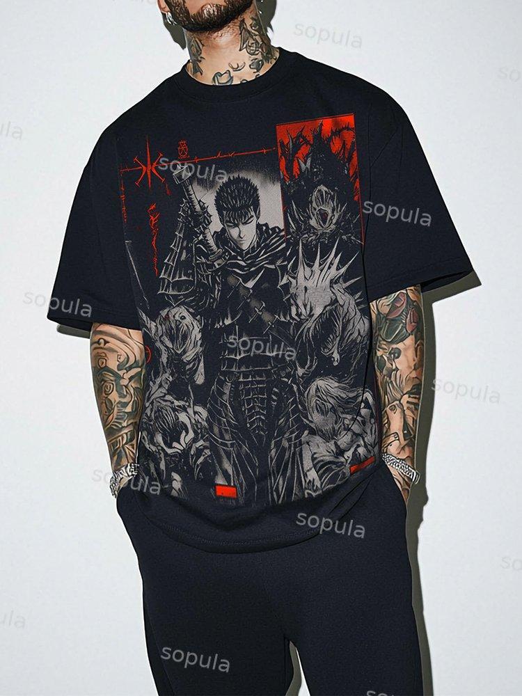 Berserk Manga Graphic Cotton T-shirt Product Image