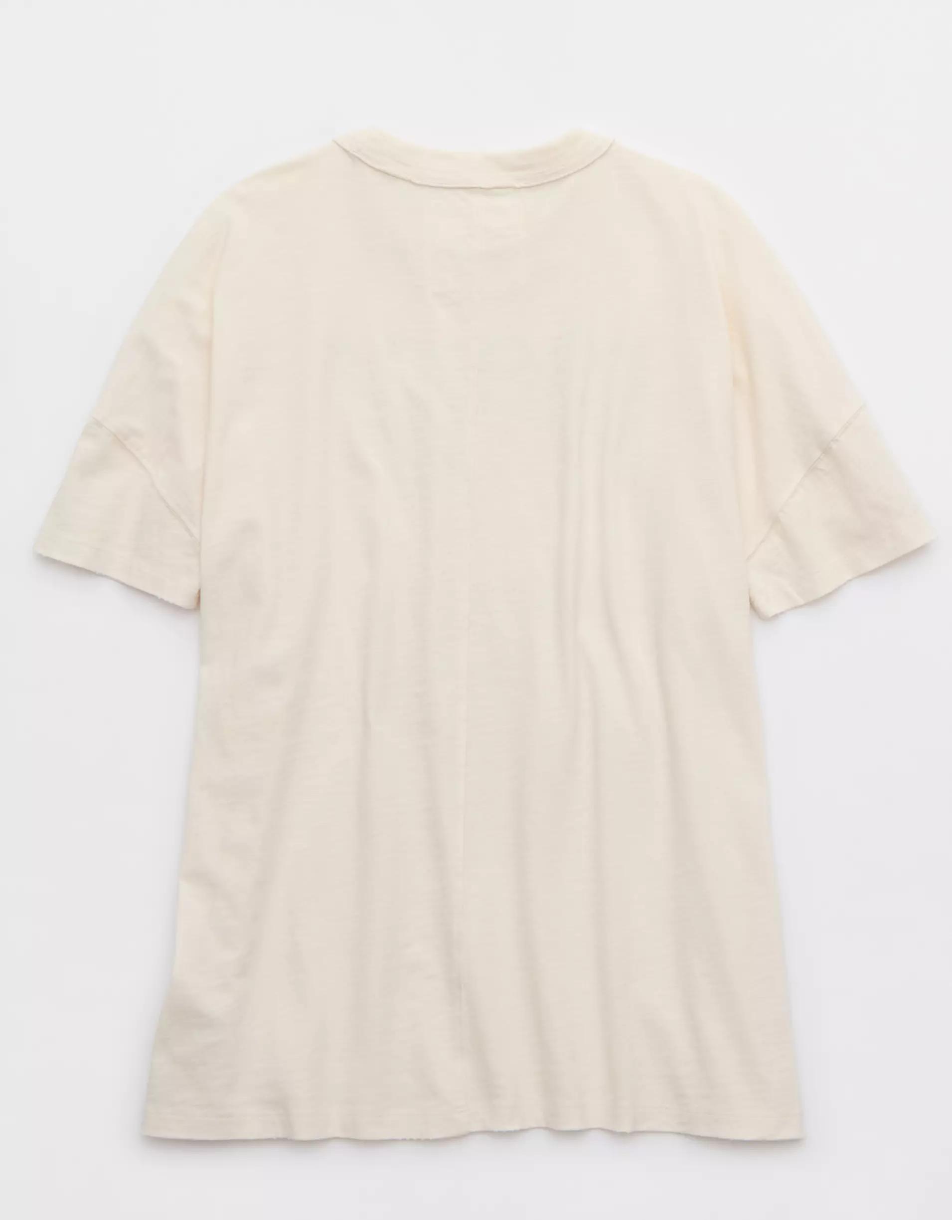 Aerie Oversized Crew Boyfriend T-Shirt Product Image