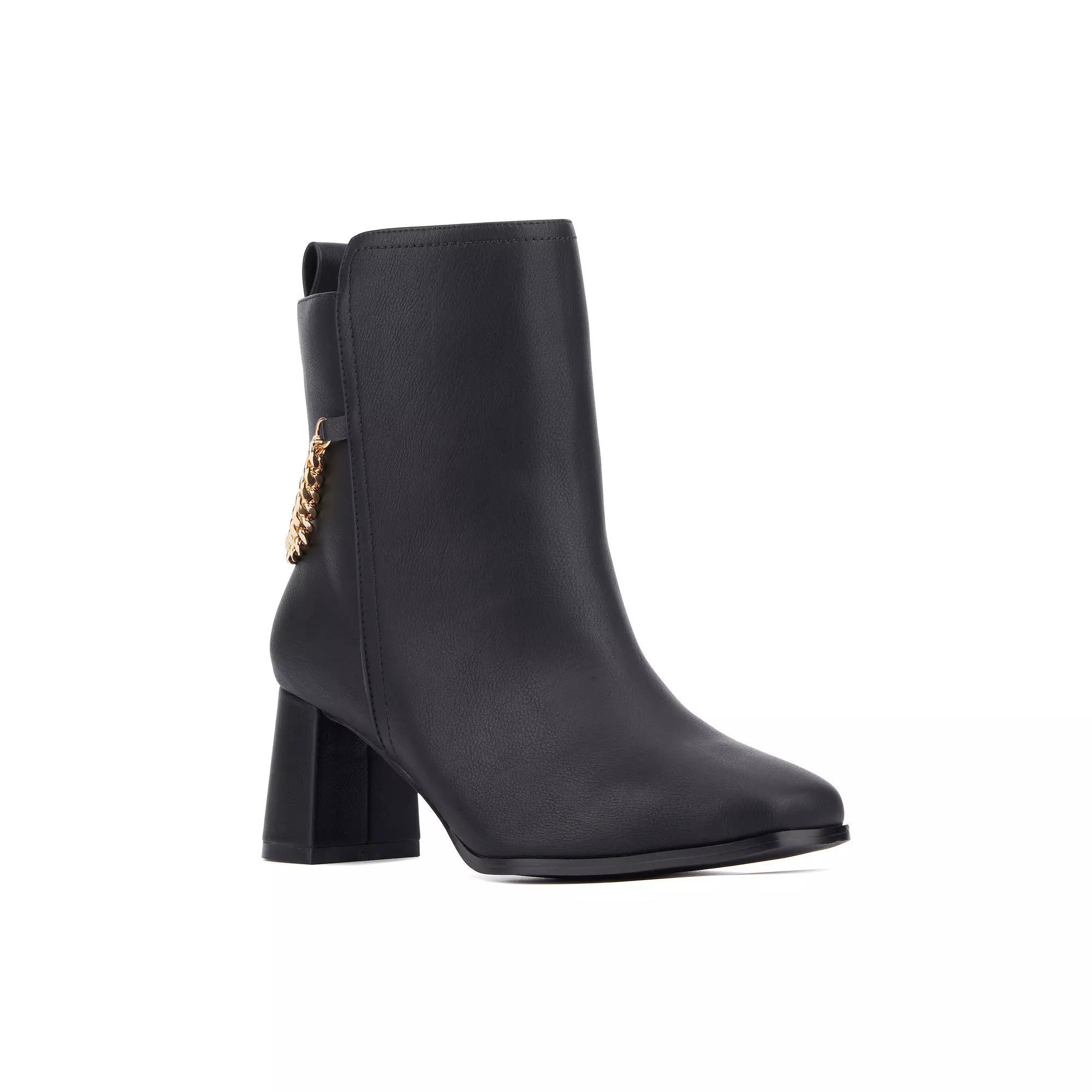 Fashion to Figure Maire Women's Wide Width Ankle Boots, Size: 10 Wide, Black Product Image