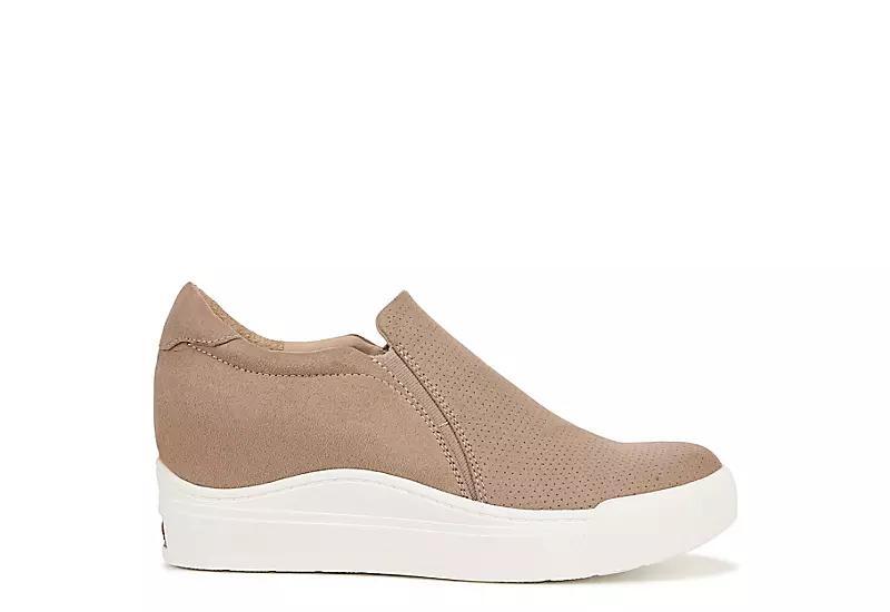Dr. Scholls Time Off Wedge Womens Wedge Sneakers Toasted Brown Product Image