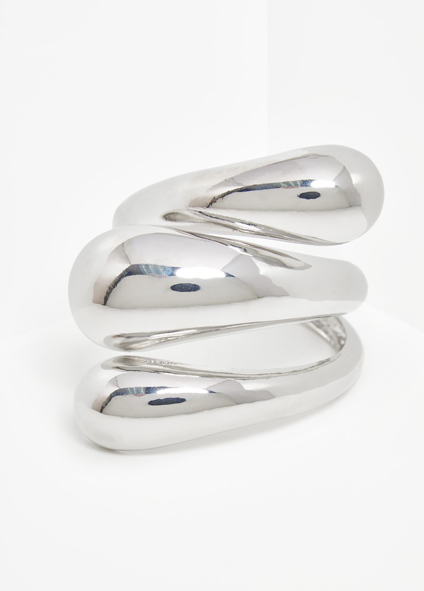 Swirl Silver Tone Cuff Product Image