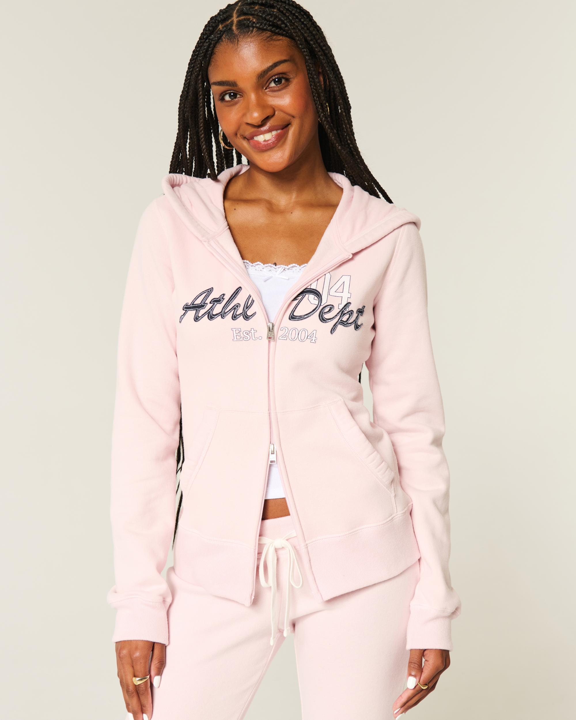 Slim Striped 1998 Graphic Zip-Up Hoodie Product Image