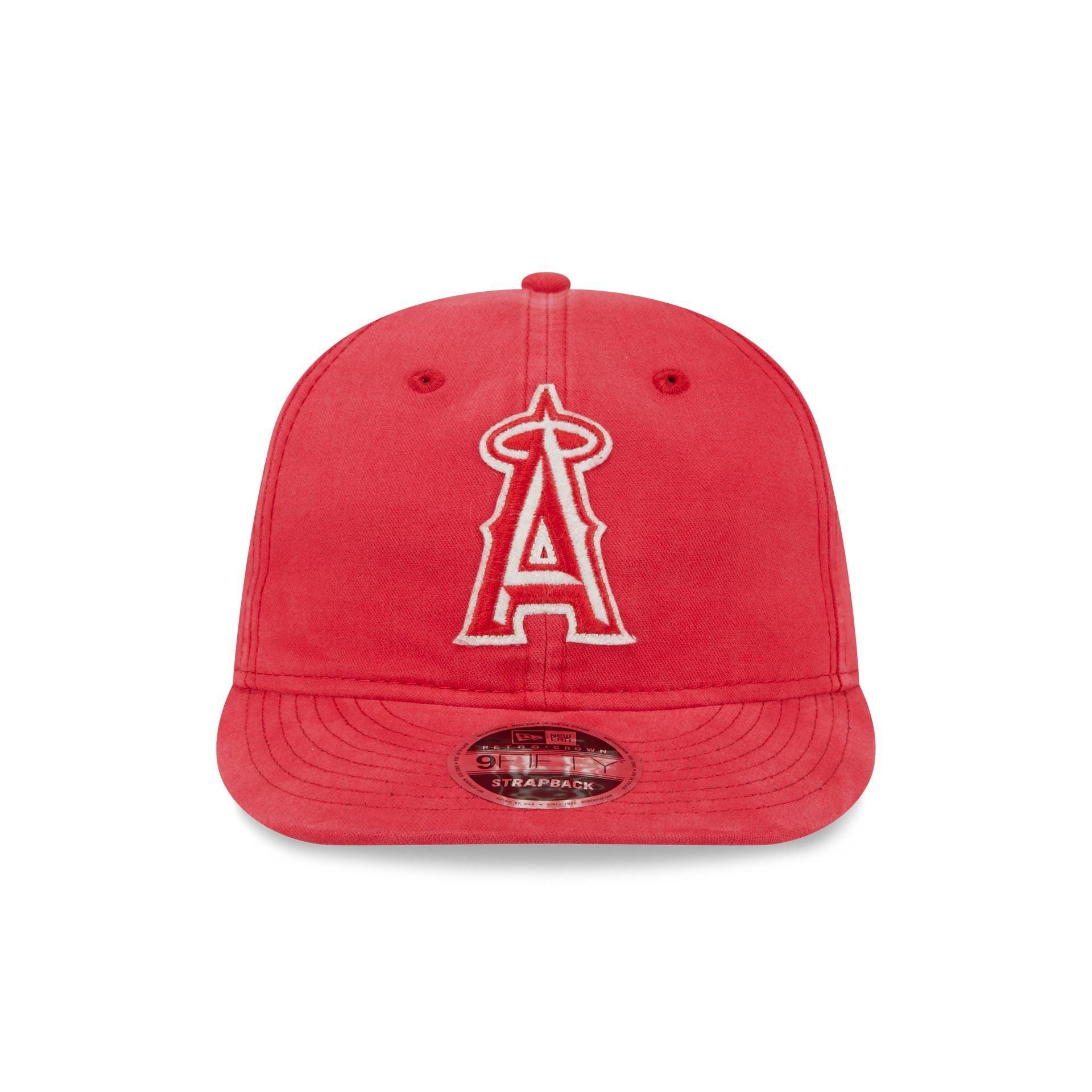 Los Angeles Angels Canvas Felt Retro Crown 9FIFTY Strapback Hat Male Product Image
