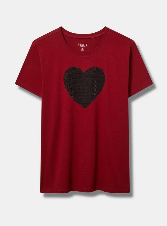 BRUSH HEART CLASSIC FIT HERITAGE JERSEY CREW TEE Product Image