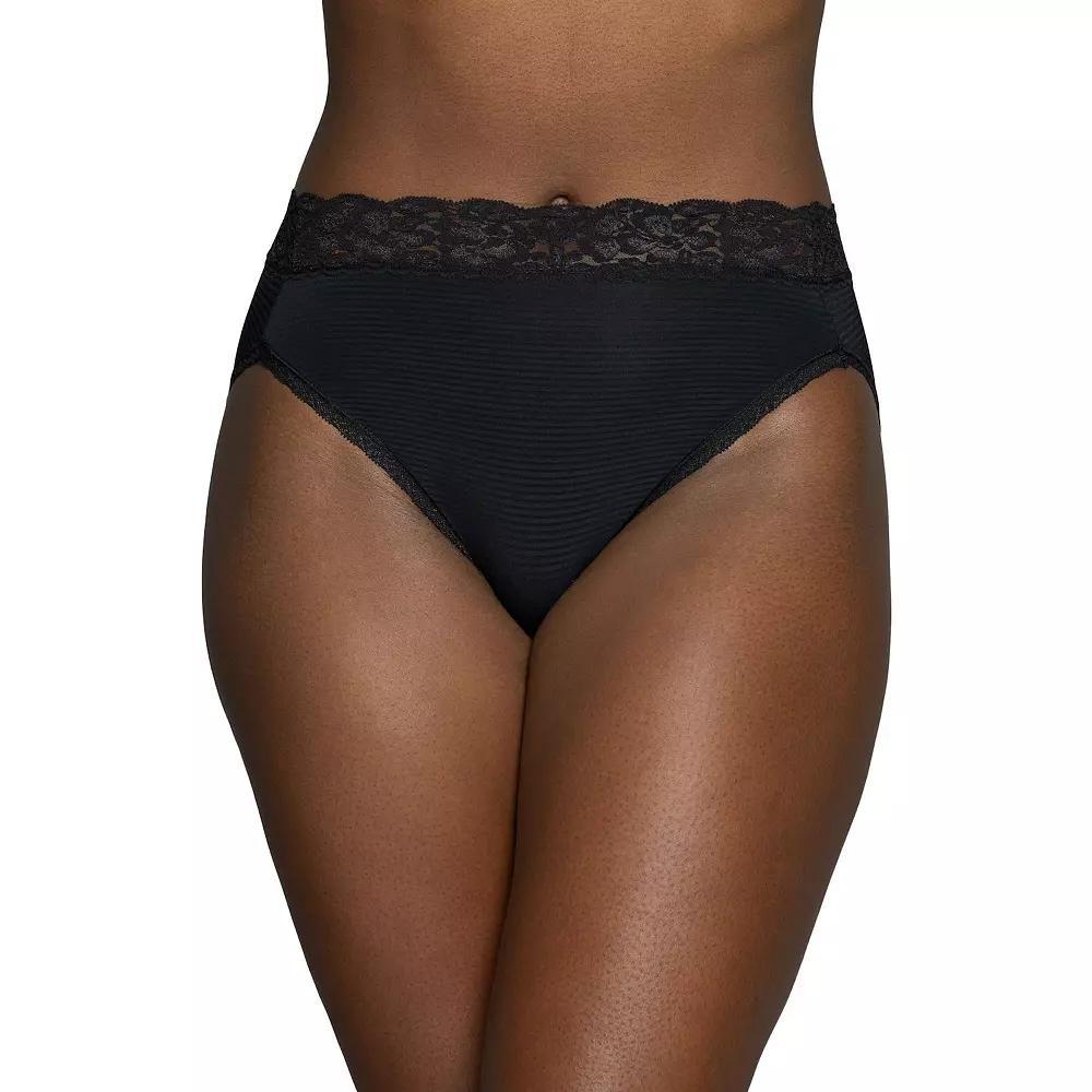 Womens Vanity Fair Lingerie Flattering Lace Hi-Cut Panty 13280 Product Image