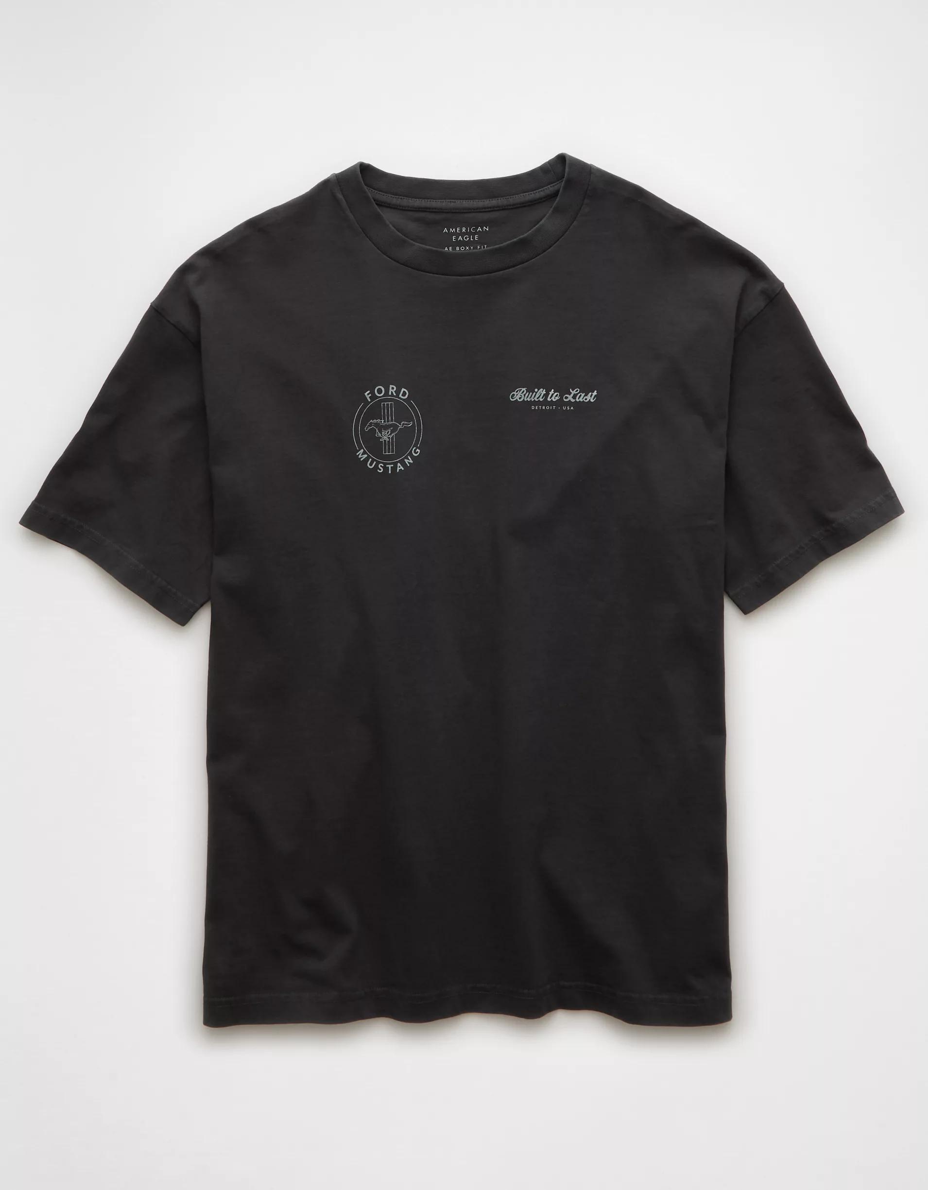 AE Boxy Ford Mustang Graphic T-Shirt Product Image