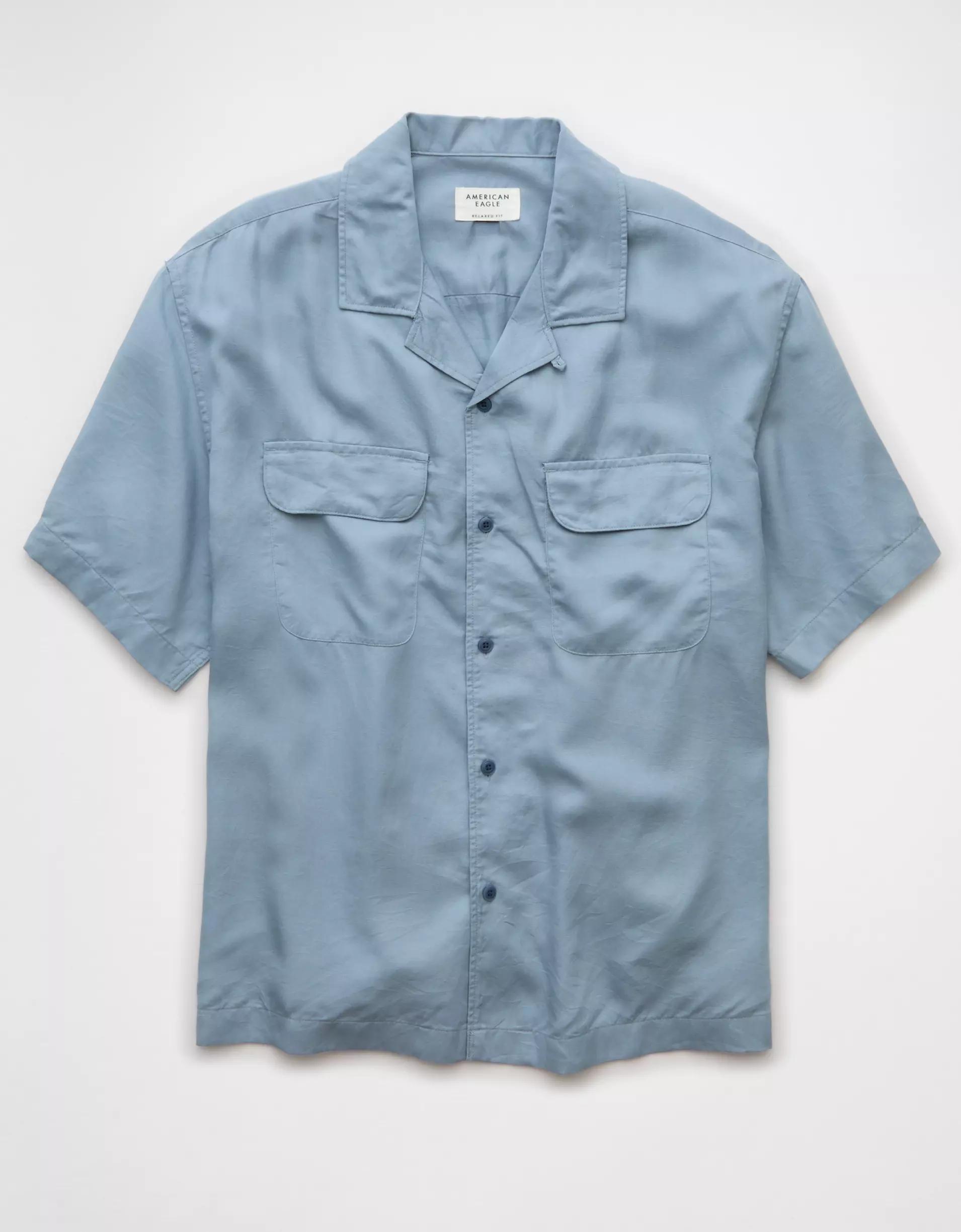 AE Poolside Button-Up Shirt Product Image