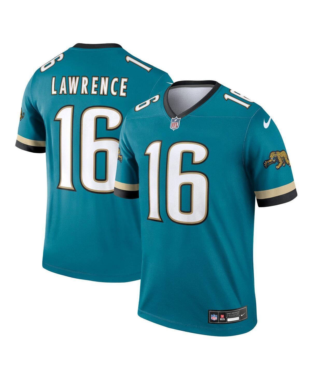 Men's Nike Trevor Lawrence Teal Jacksonville Jaguars Alternate Legend Player Performance Top, Size: 3XL, Blue Product Image