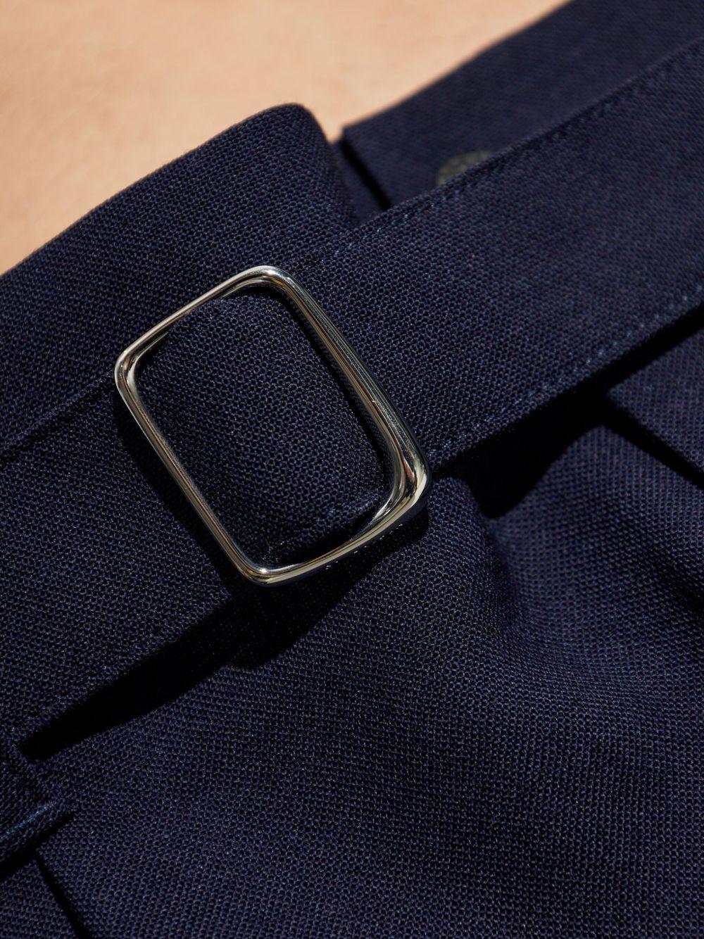 pleated belted shorts Product Image