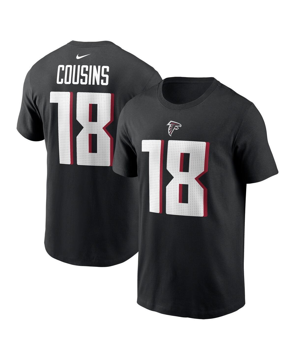 Men's Nike Kirk Cousins Black Atlanta Falcons Player Name & Number T-Shirt, Size: Large Product Image