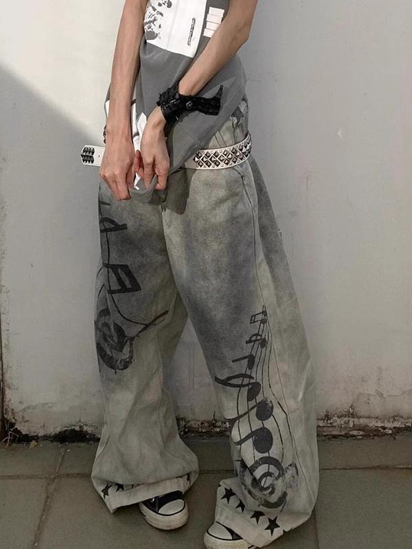 Designer Prints Boyfriend Jeans Product Image