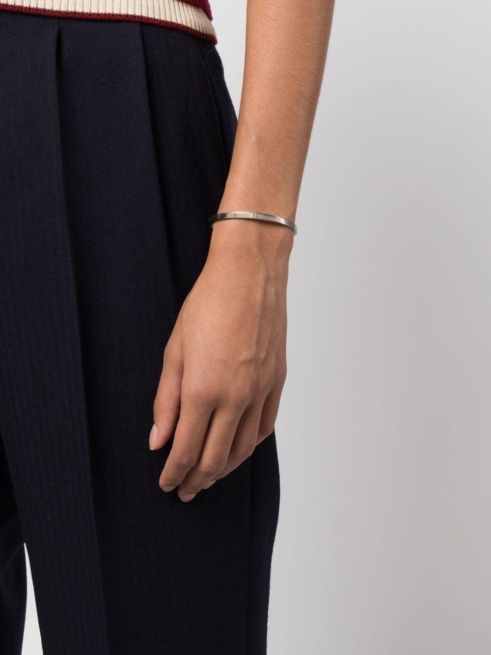 Numerical engraved cuff bracelet Product Image