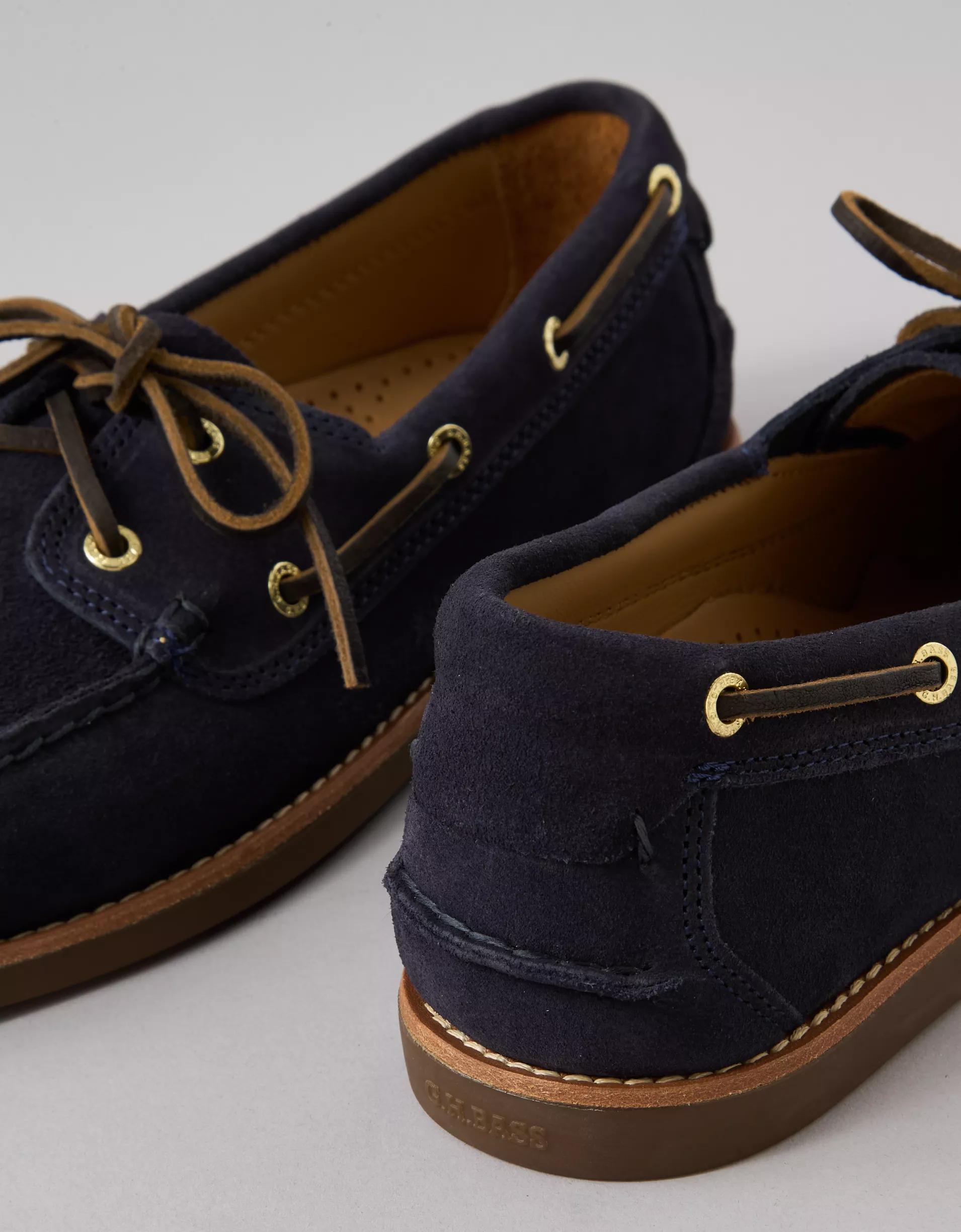 G.H. Bass Men's Hampton Leather Boat Shoe Product Image