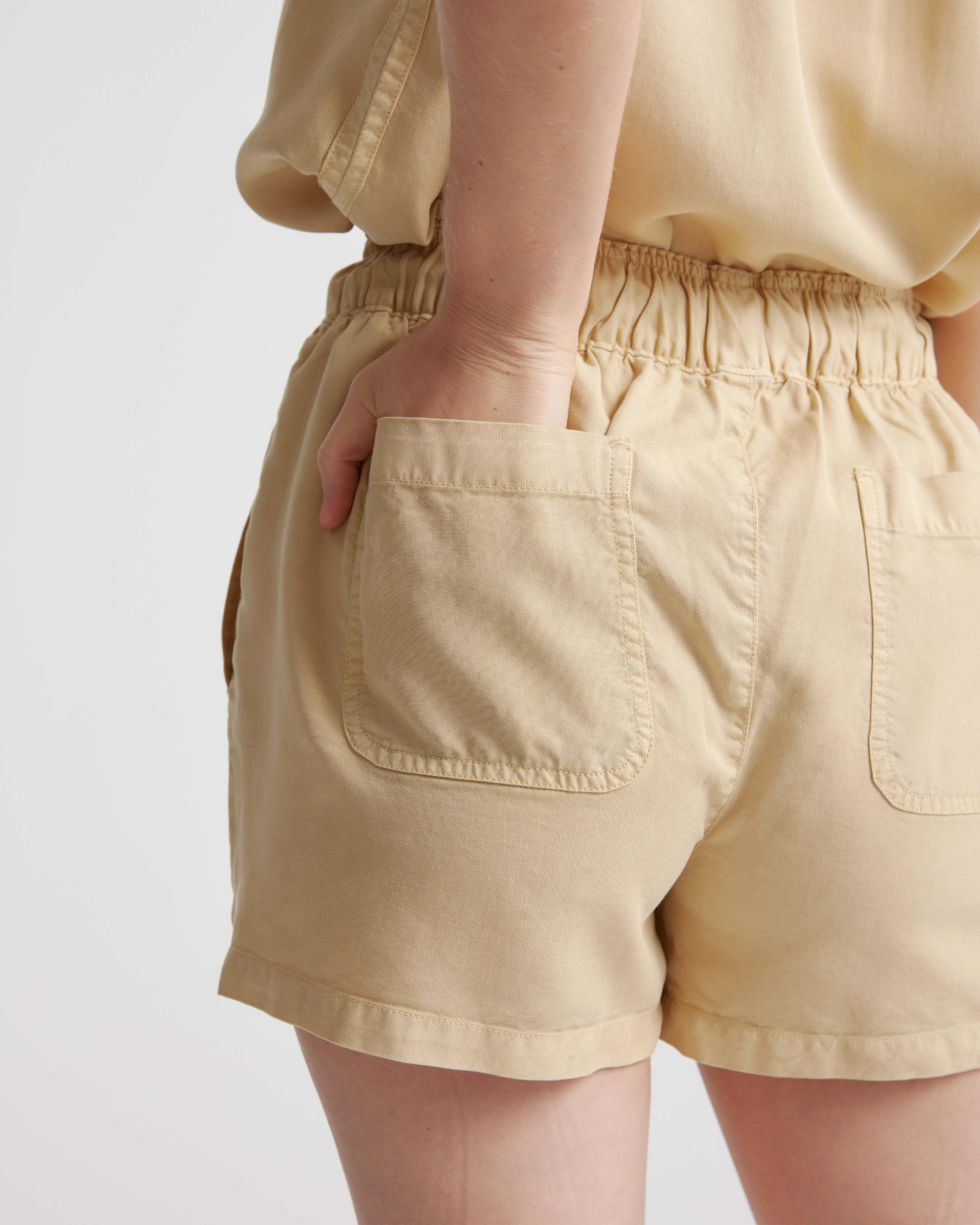 Quince | Women's Vintage Wash Utility Shorts Tencel Product Image