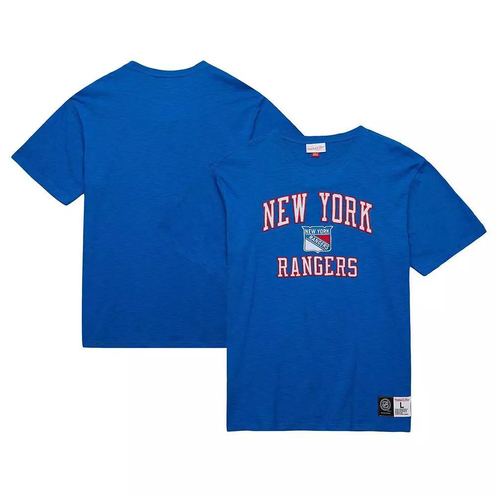 Men's Mitchell & Ness Blue New York Rangers Legendary Slub T-Shirt, Size: XL, Ran Blue Product Image