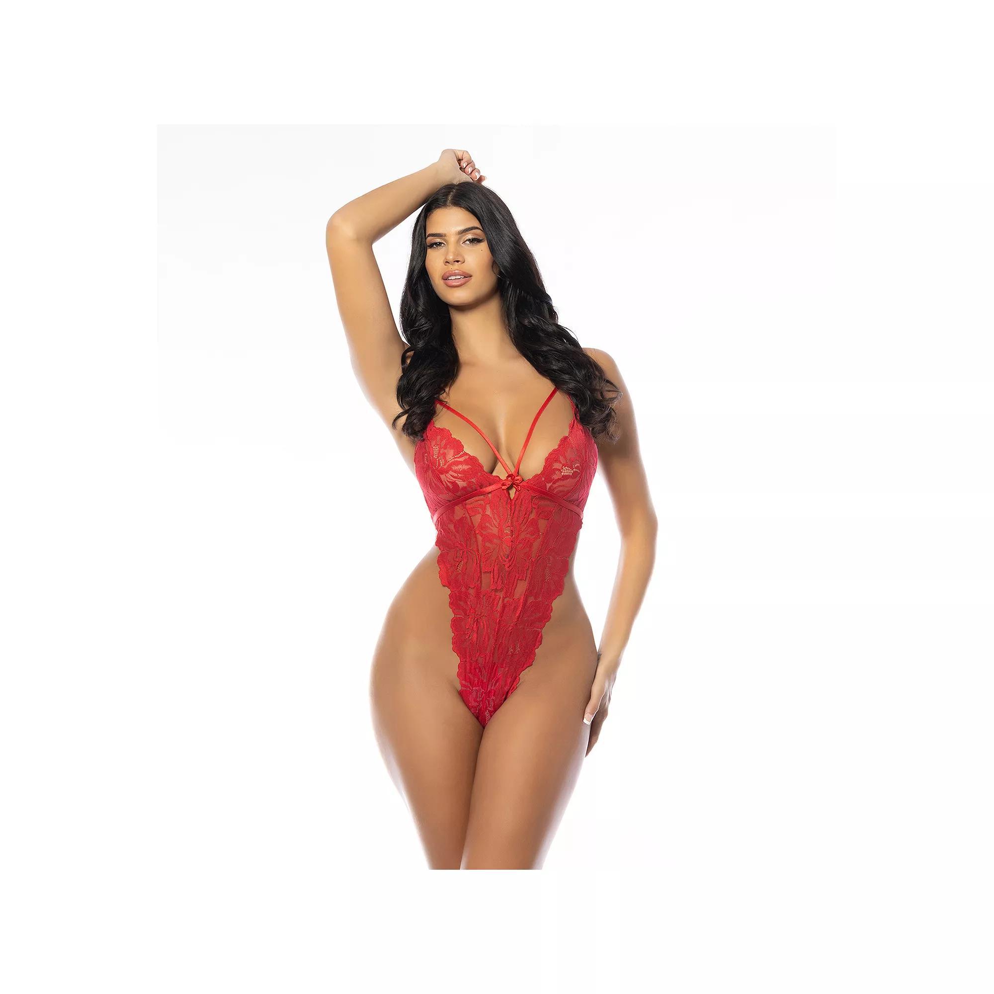 Women's Oh La La Cheri Lucciana Teddy 52-11126, Size: Small-Medium, Red Product Image