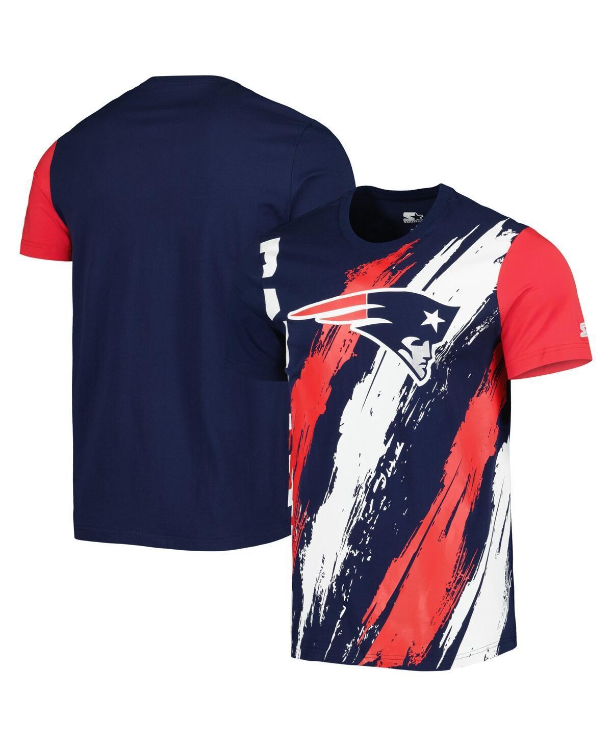Men's Starter Navy New England Patriots Extreme Defender T-Shirt, Size: XL, Blue Product Image