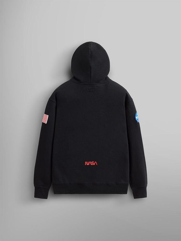 NASA WORM LOGO HOODIE (CHARCOAL) Male Product Image