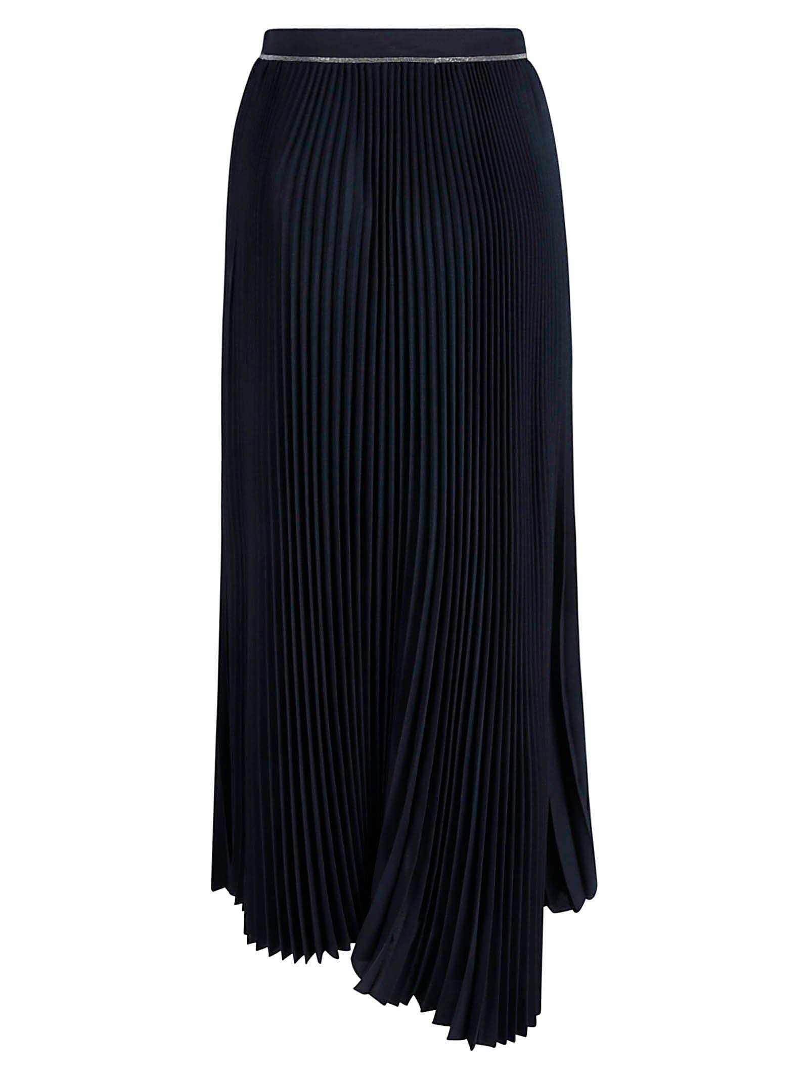 FABIANA FILIPPI Pleated Skirt In Black Product Image